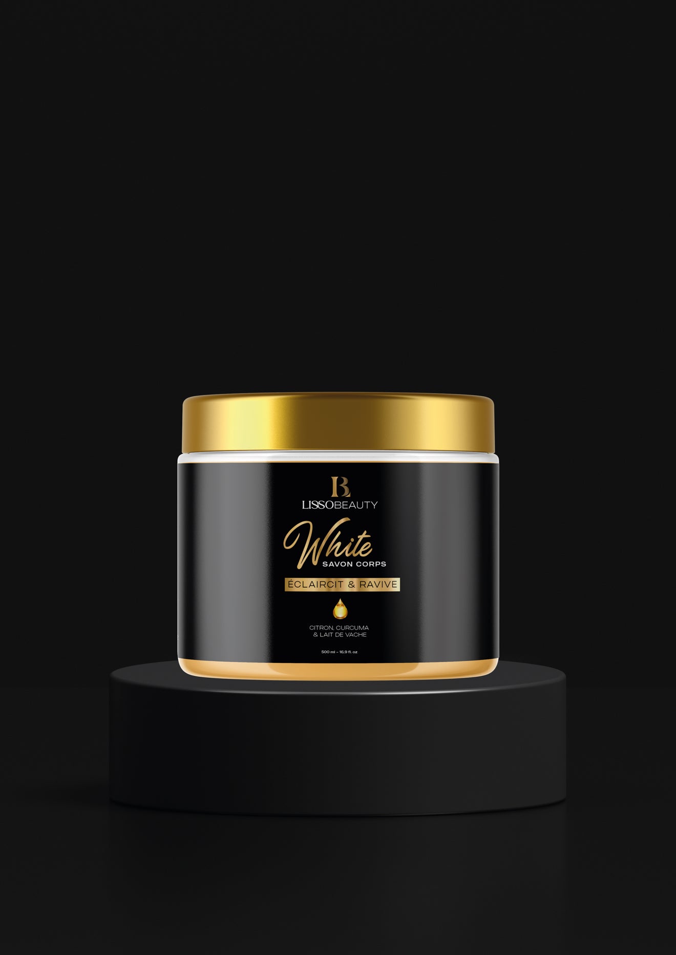 Savon corps blanchissant