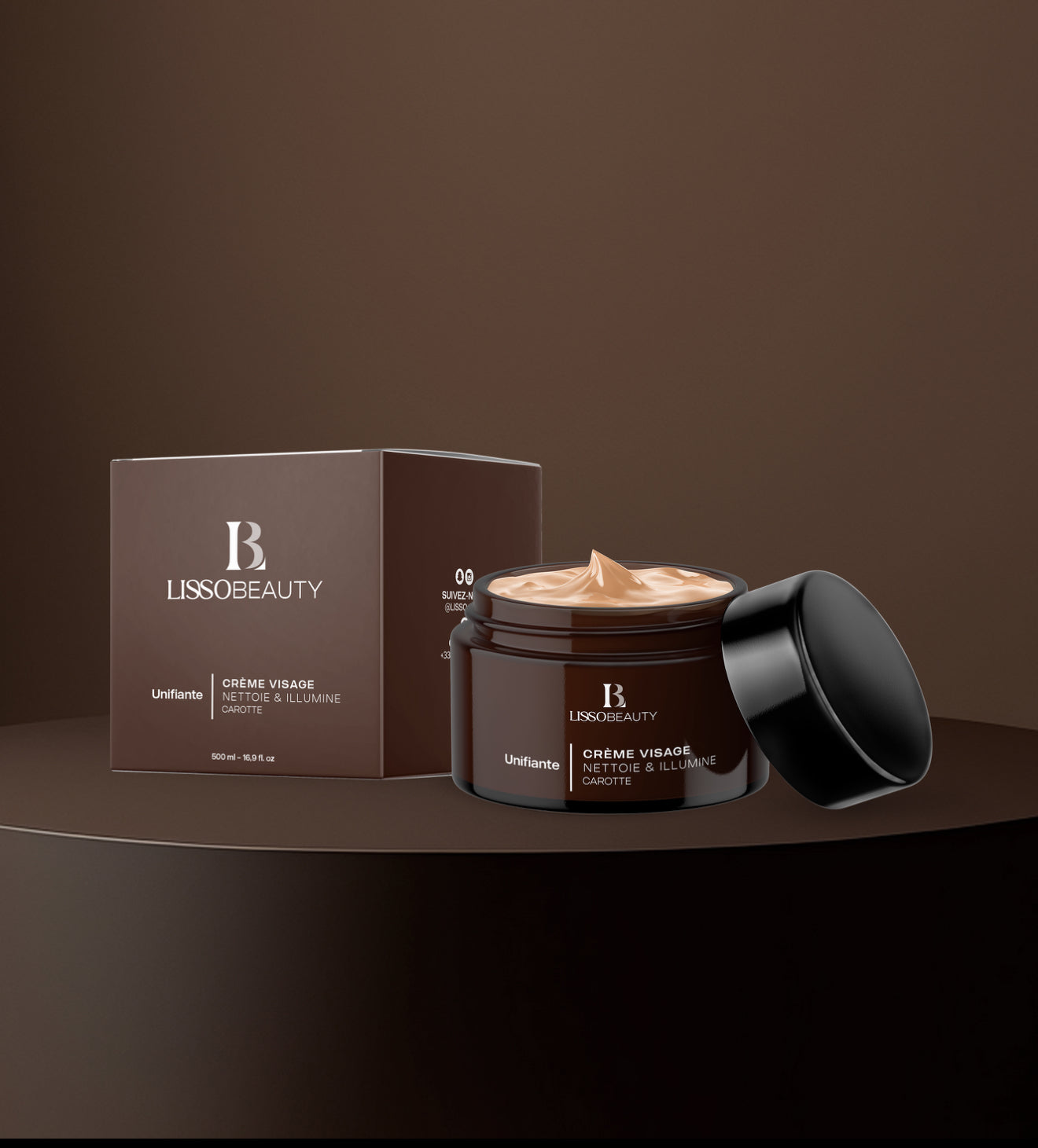 Crème visage unifiant