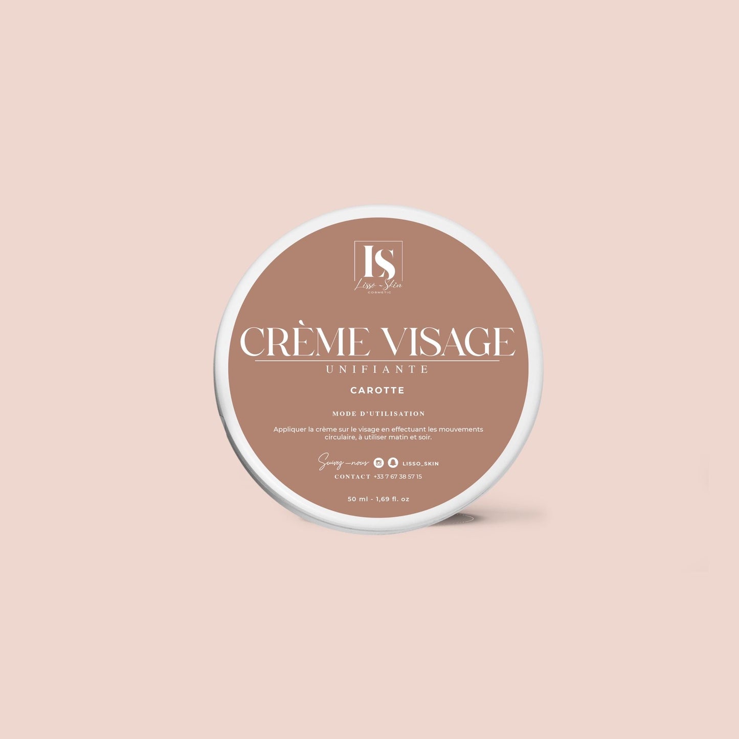 Crème visage unifiant