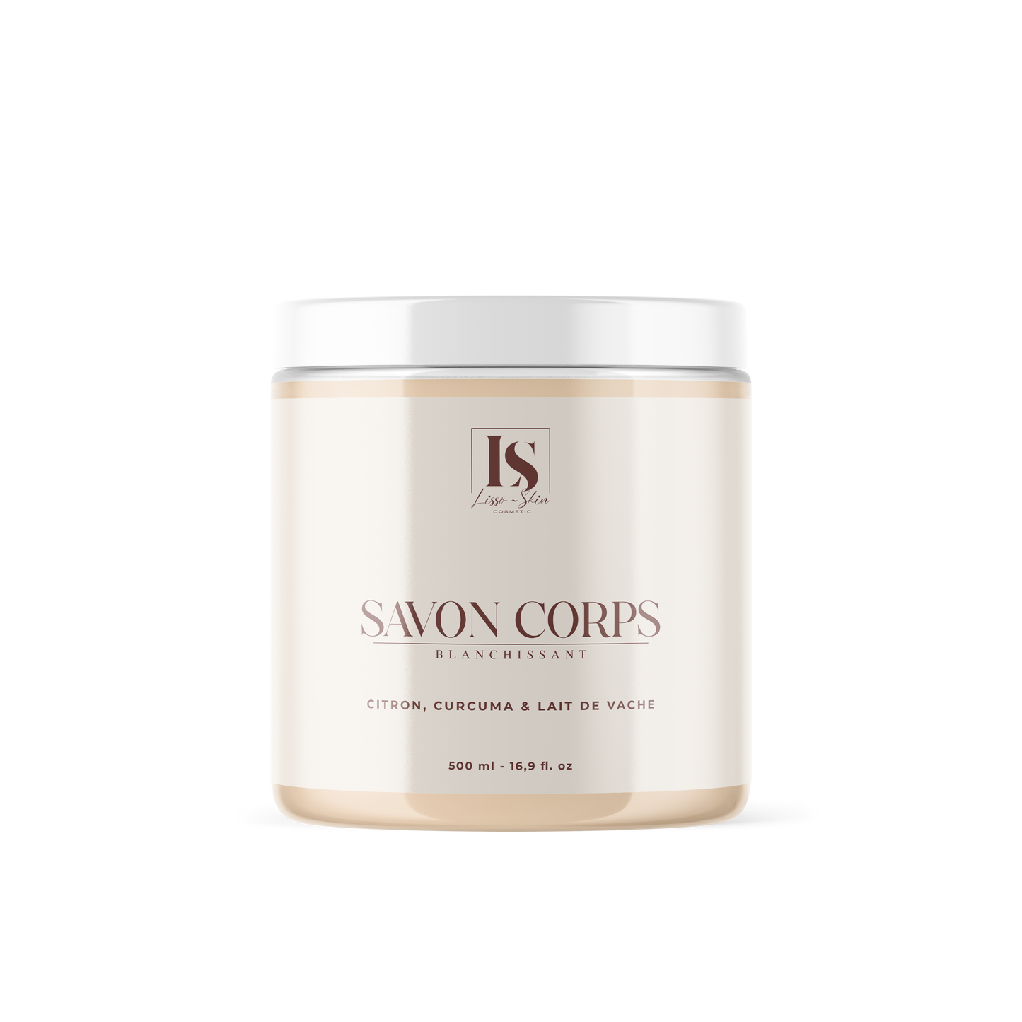 Savon corps blanchissant